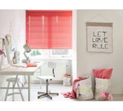 Roze rolgordijn